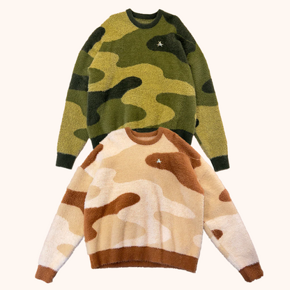 Camo Mohair Sweater