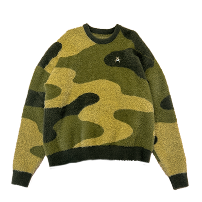 Camo Mohair Sweater