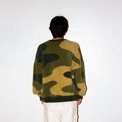 Camo Mohair Sweater
