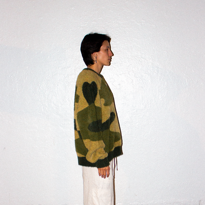 Camo Mohair Sweater